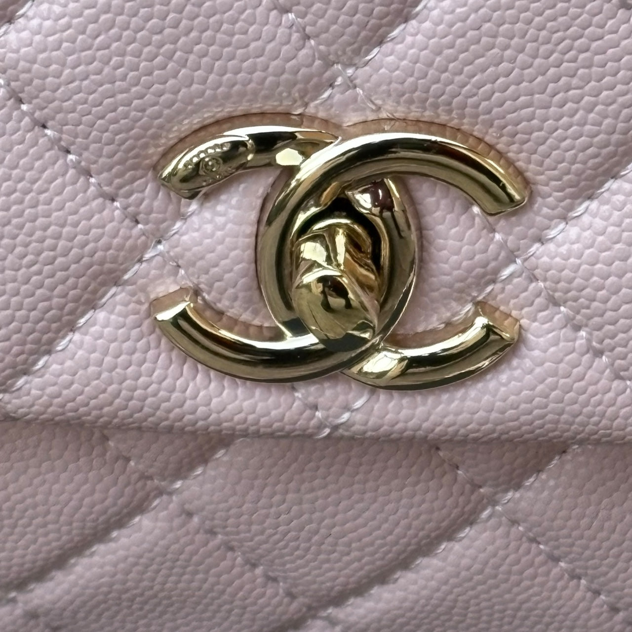 VIP/GWP Pink Coco Quilted Top Handle Bag