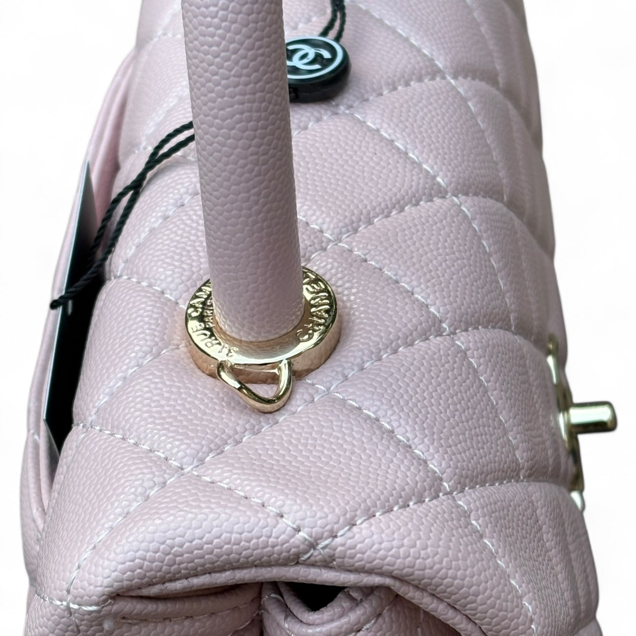 VIP/GWP Pink Coco Quilted Top Handle Bag
