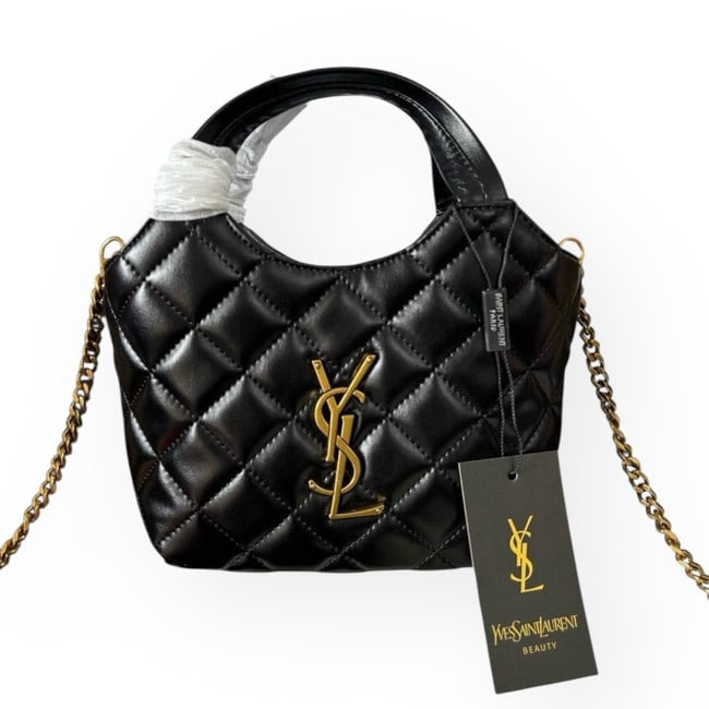 VIP/GWP Black Quilted Bag with Box
