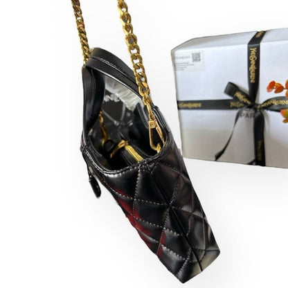 VIP/GWP Black Quilted Bag with Box