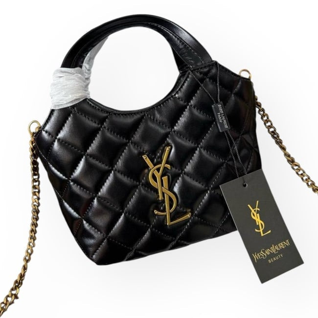 VIP/GWP Black Quilted Bag with Box