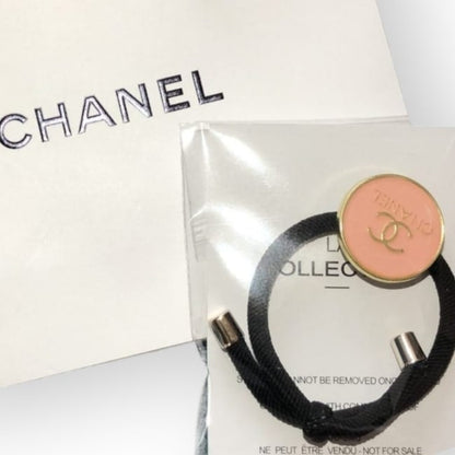 VIP/GWP Coral CC Logo Hair Tie with Gift Bag