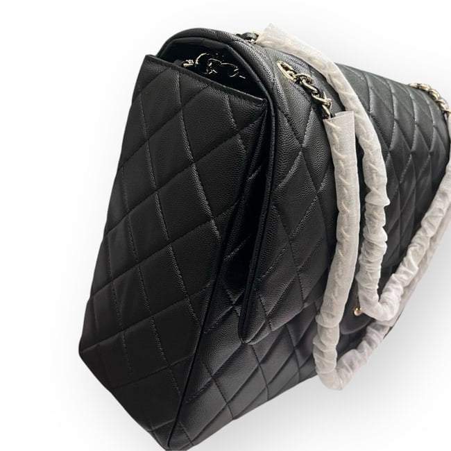 VIP/GWP Black Quilted Bag with Gift Bag