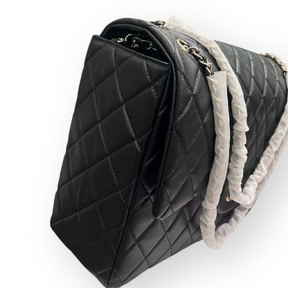 VIP/GWP Black Quilted Bag with Gift Bag