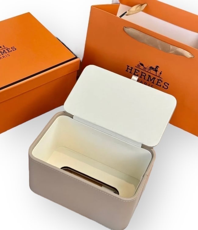 VIP/GWP White Logo Tissue Box Cover with Box