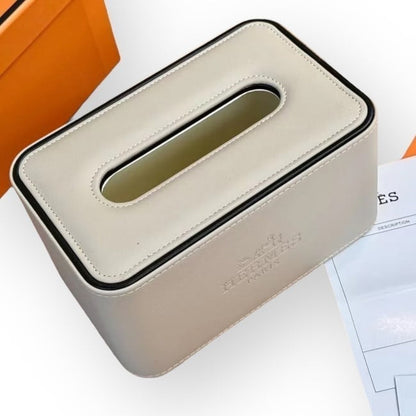 VIP/GWP White Logo Tissue Box Cover with Box