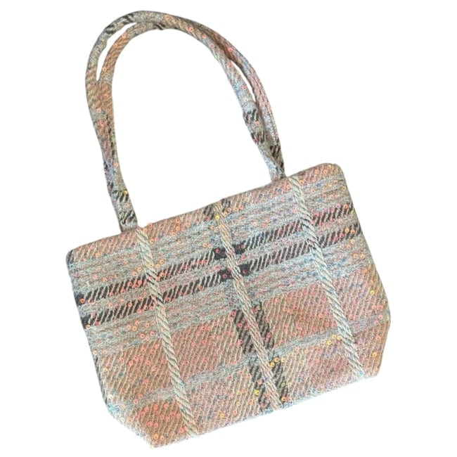 VIP/GWP Coral Tweed Logo Tote Bag