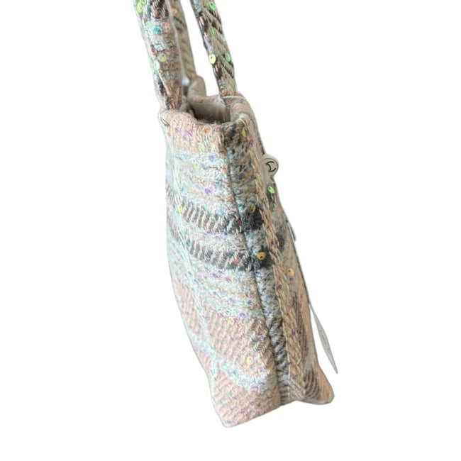 VIP/GWP Coral Tweed Logo Tote Bag