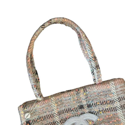 VIP/GWP Coral Tweed Logo Tote Bag