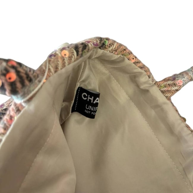 VIP/GWP Coral Tweed Logo Tote Bag