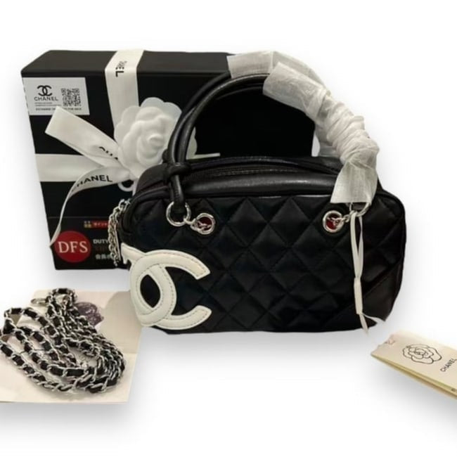 VIP/GWP Quilted Bowler Bag with Box