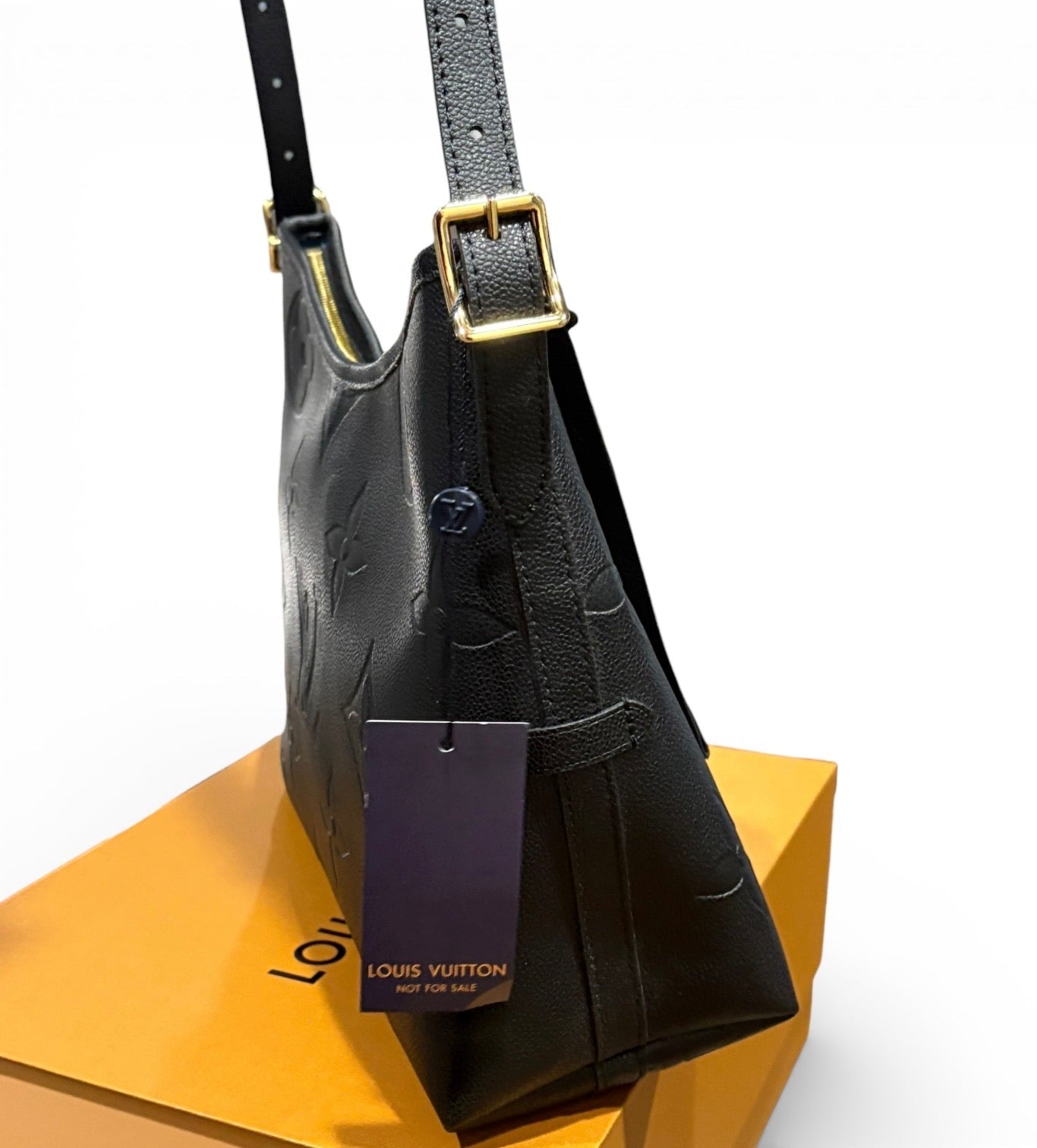 VIP/GWP Black Monogram Bag with Gift Bag