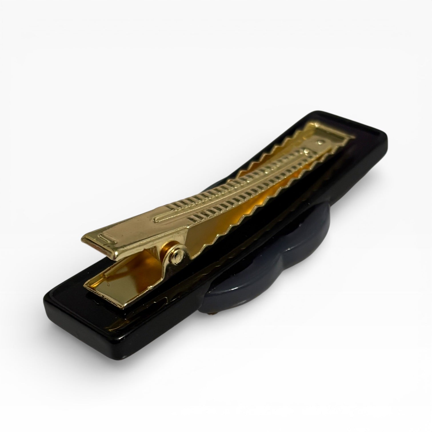 VIP/GWP Rhinestone CC Wide Rectangle Hair Clip