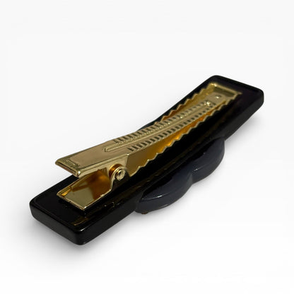 VIP/GWP Rhinestone CC Wide Rectangle Hair Clip