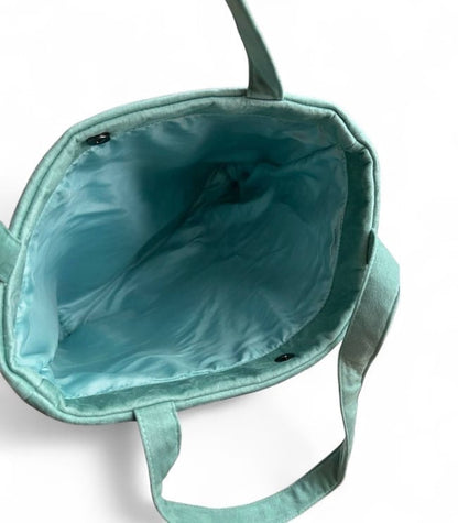 VIP/GWP Seafoam Shimmer Tote Bag