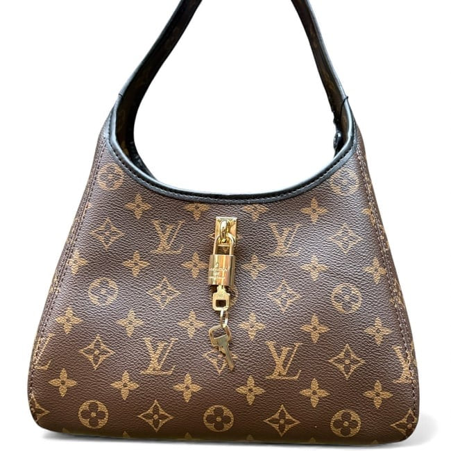 VIP/GWP Brown The Drop Monogram Bag with Gift Bag