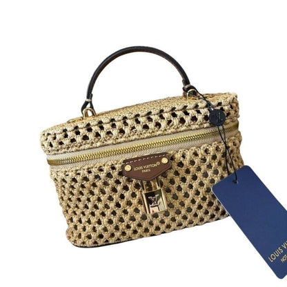 VIP/GWP Gold Woven Vanity Case with Box