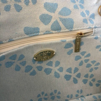 VIP/GWP Denim Quilted Classic Flap Bag