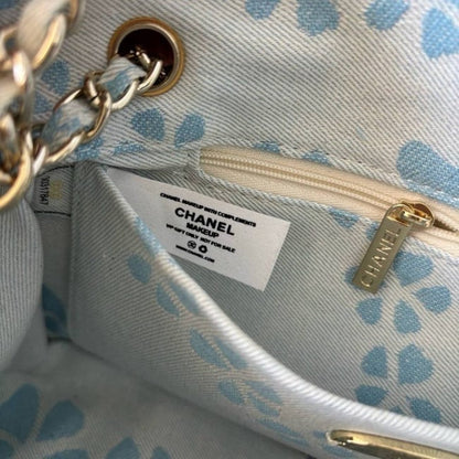 VIP/GWP Denim Quilted Classic Flap Bag