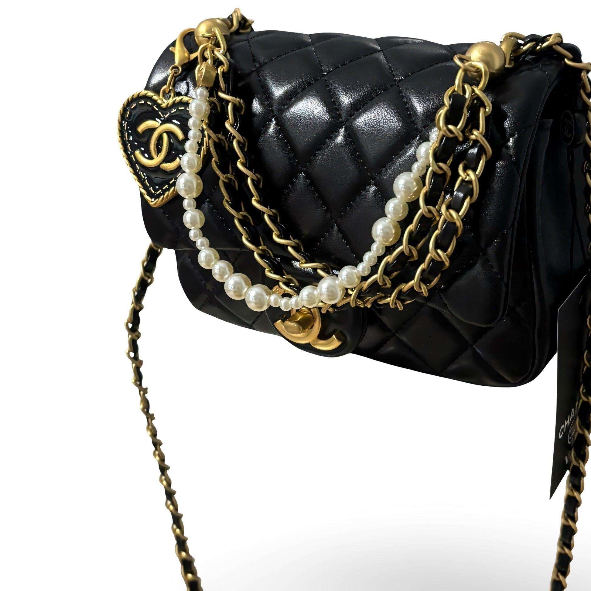VIP/GWP Pearl Quilted Charm with Box