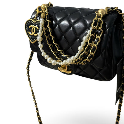 VIP/GWP Pearl Quilted Charm with Box
