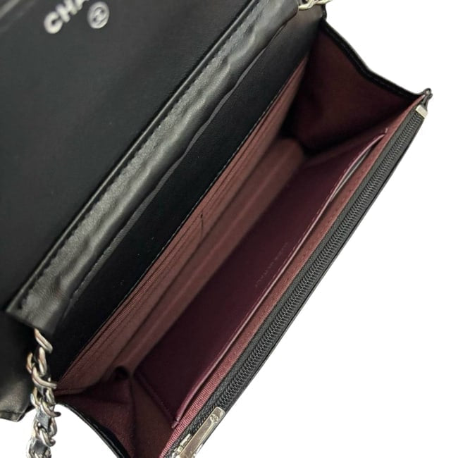 VIP/GWP Black Quilted WOC Bag with Box