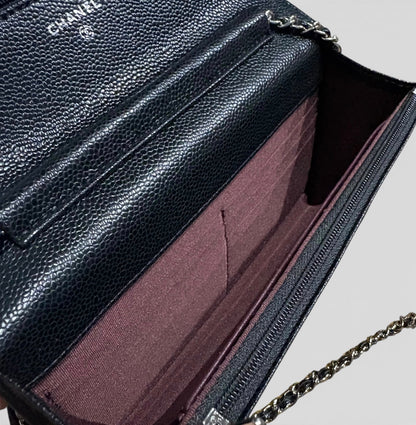 VIP/GWP Black Quilted WOC Bag with Box