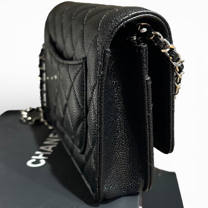 VIP/GWP Black Quilted WOC Bag with Box