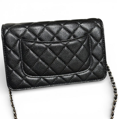 VIP/GWP Black Quilted WOC Bag with Box