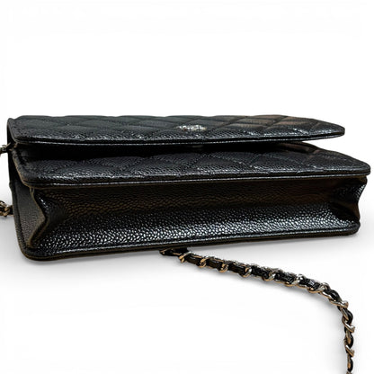 VIP/GWP Black Quilted WOC Bag with Box