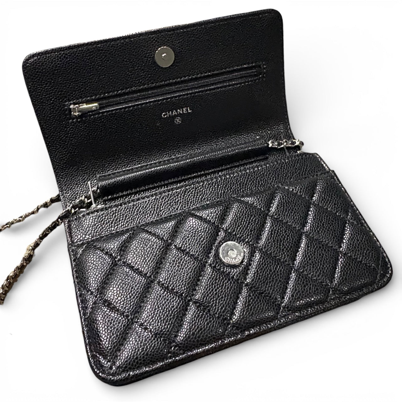 VIP/GWP Black Quilted WOC Bag with Box