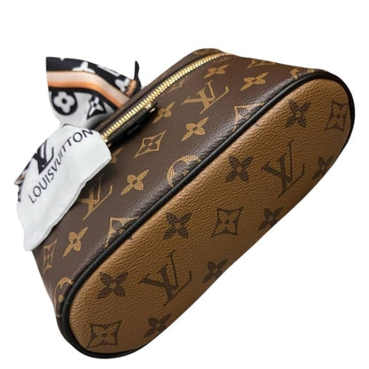 VIP/GWP Black Monogram Vanity Case with Box