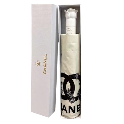 VIP/GWP White Floral Umbrella with Box