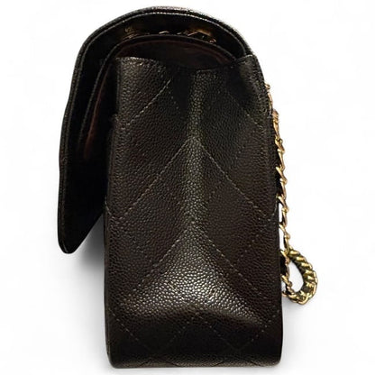 VIP/GWP Black Quilted Classic Flap Bag