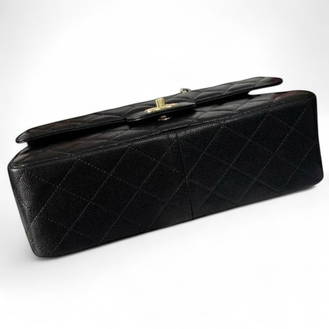 VIP/GWP Black Quilted Classic Flap Bag