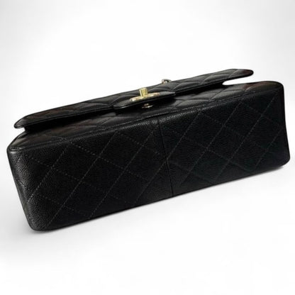VIP/GWP Black Quilted Classic Flap Bag