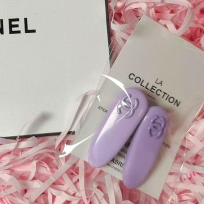 VIP/GWP 2Pc CC Logo Tear Drop Hair Clips