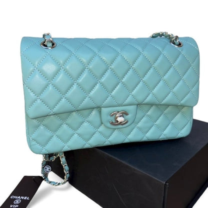 VIP/GWP Blue Quilted Classic Flap Bag