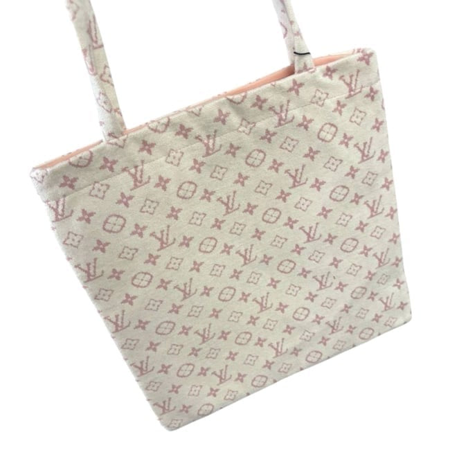 VIP/GWP White Monogram Tote Bag