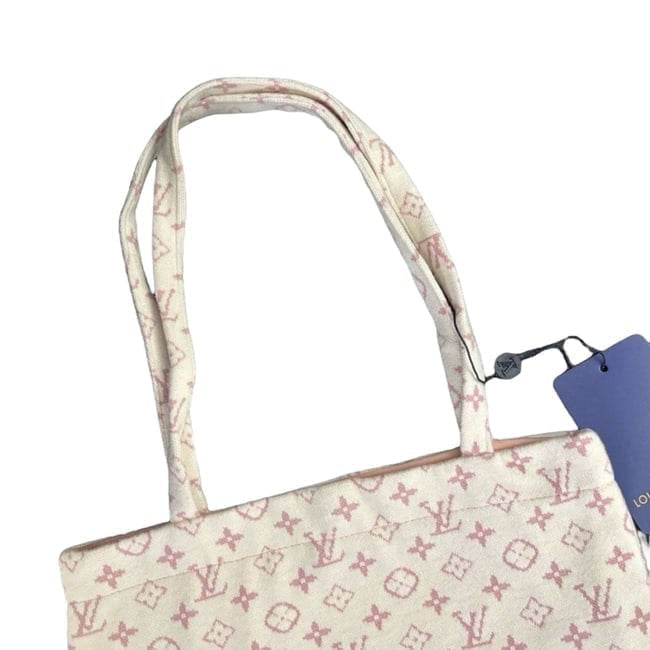 VIP/GWP White Monogram Tote Bag