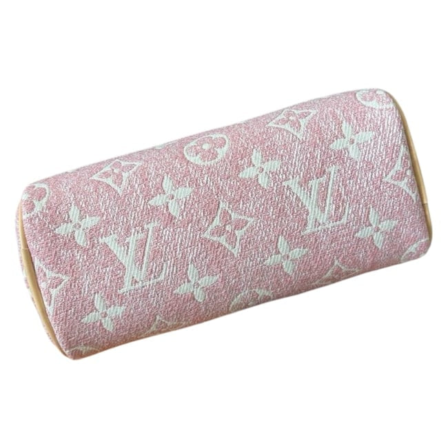 VIP/GWP Pink Nano Speedy Denim Mono Speedy Bag