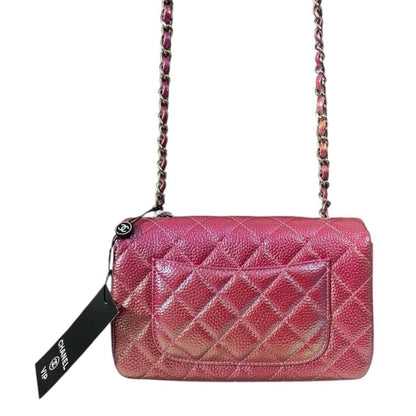 VIP/GWP Hot Pink Quilted Flap Bag with Box