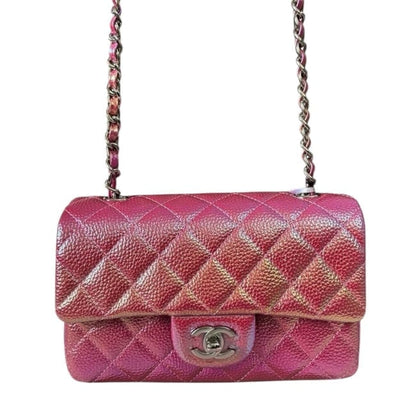 VIP/GWP Hot Pink Quilted Flap Bag with Box