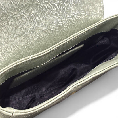 VIP/GWP Seafoam Quilted Messenger Bag