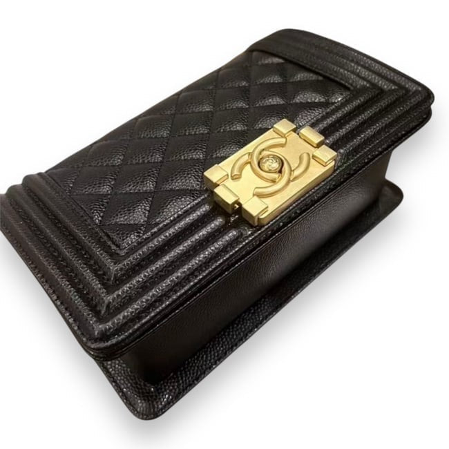 VIP/GWP Black Le Boy Quilted Bag with Box
