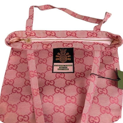 VIP/GWP Pink Monogram Tote Bag