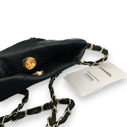 VIP/GWP Black Quilted Card Holder On Chain