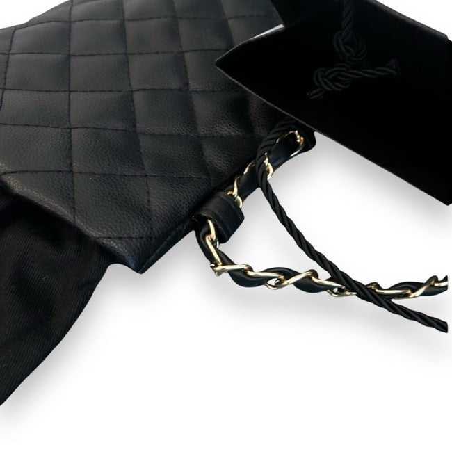 VIP/GWP Black Quilted Card Holder On Chain