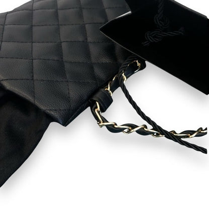 VIP/GWP Black Quilted Card Holder On Chain