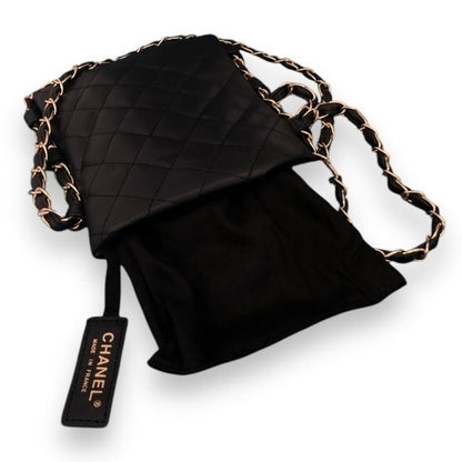 VIP/GWP Black Quilted Card Holder On Chain